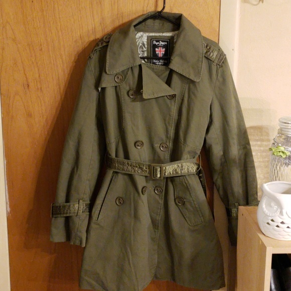 pepe jeans trench coat